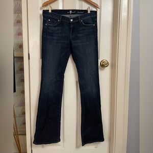 7 for All Mankind- Bootcut Mid Rise Jeans